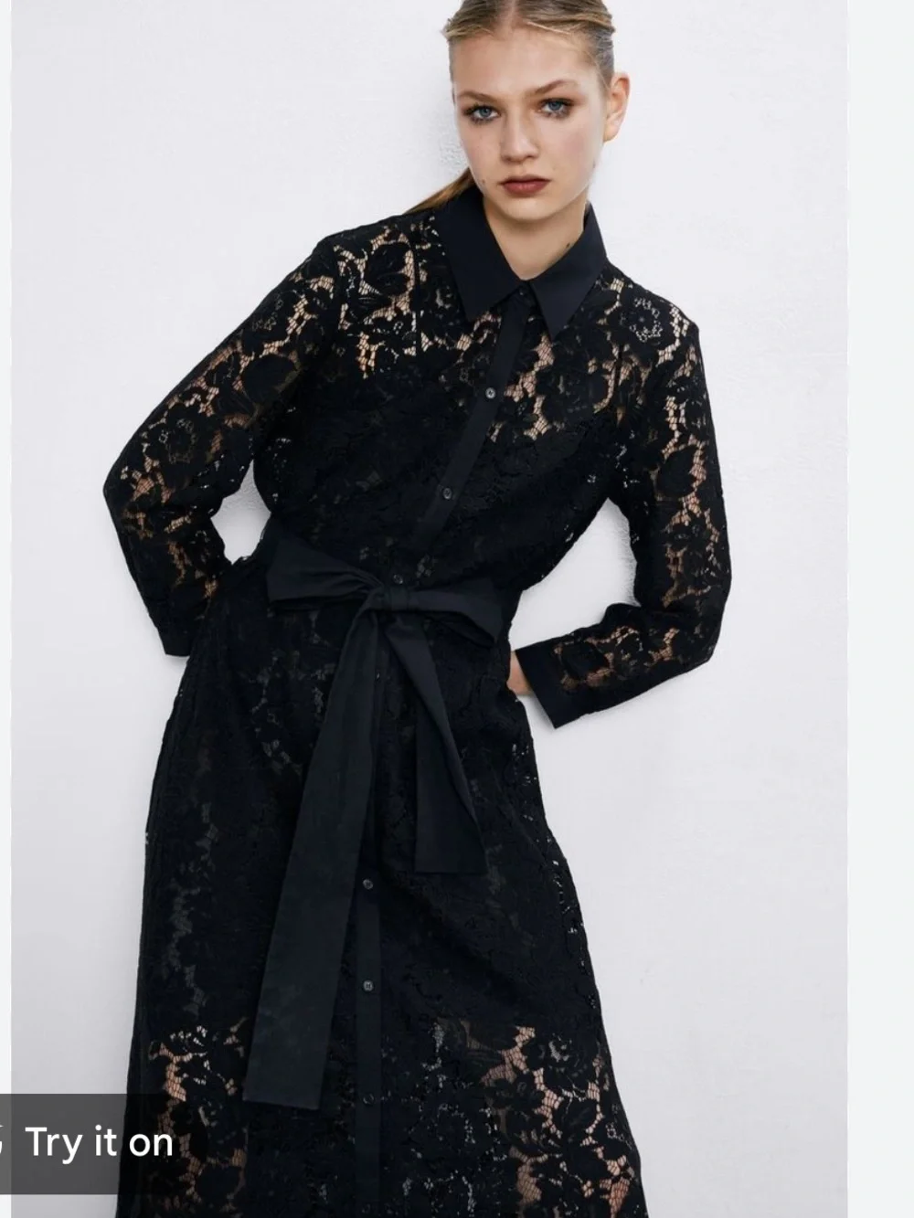 Zara sheer lace